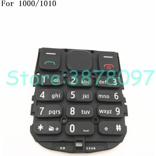 Original Main Menu English Keypad Keyboard Buttons Cover Case For Nokia 1000 1010