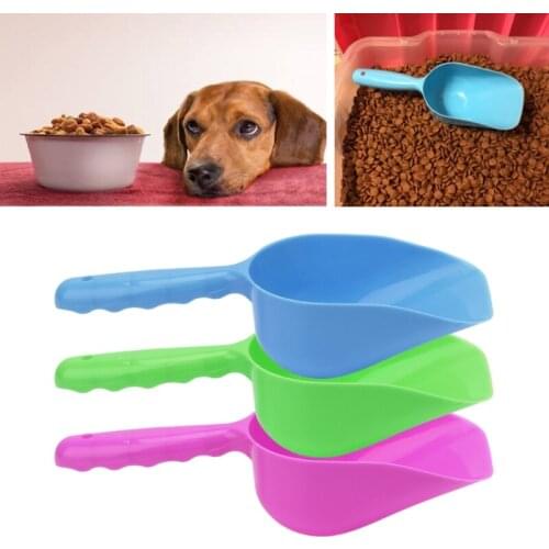Plastic Pet Food Shovel Dog Puppy Cat Rabbit Plastic Pet Food Scoop Pet Supplies
