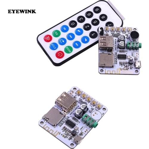 Bluetooth Audio Receiver board with USB TF card Slot decoding playback preamp output A7-004 5V 2.1 Wireless Stereo Music Module
