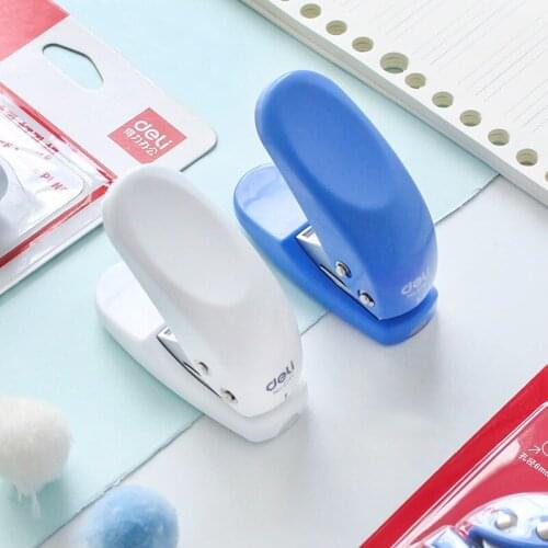 Portable Mini Hole Punch for Binder Paper Planner Ring DIY Paper Cutter Craft Machine Office School Stationery