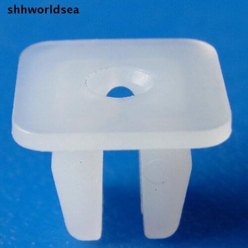 Shhworldsea auto plastic clip nut fastener for toyota for honda fits into 7.5*7.2mm