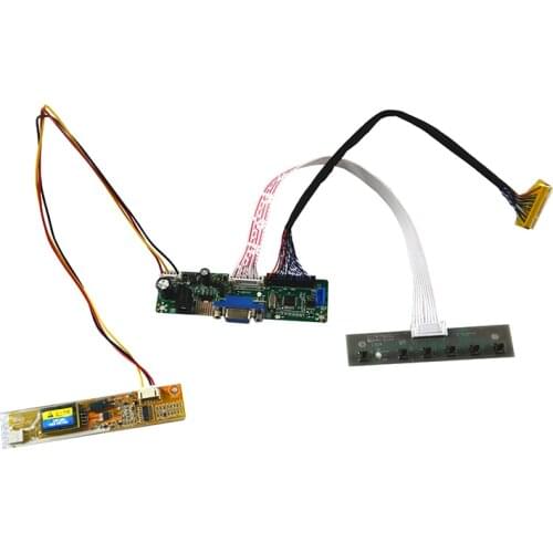 V.M70A VGA LCD Controller Board Kit For 21.5inch 1920x1080 M215H1-L01 CCFL LVDS Monitor