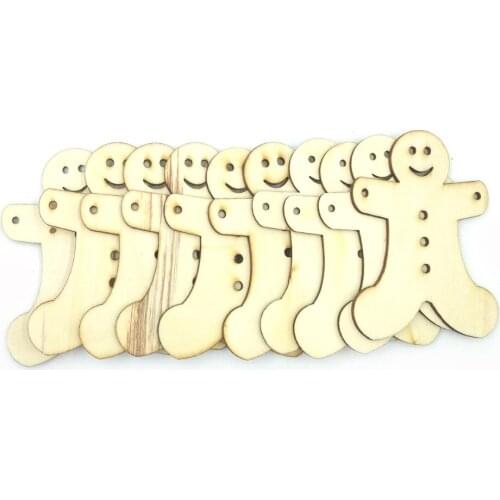 10pcs 89*66cm Babay Wood Blank Unfinished Wood Angel Tags Card Making Home Decor Gift Favor Tags with Strings Wedding Decoration
