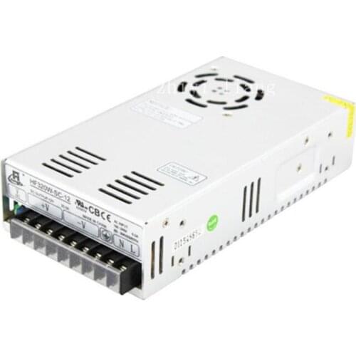 100% aluminum 12V 25A 300W with fan Switching cctv Transformer LED drive for ws2811 3014 5050 2835 3528 Led strip led modules
