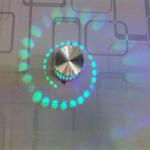 3W Morden Led Wall Lights Indoor Foyer Wall Mounted Colorful Optional