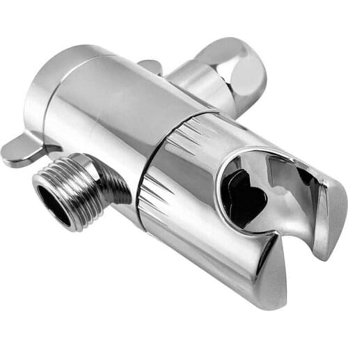 ABSF 3 Way Shower Diverter with Hand Shower Cradle Faucet Overhead Spray Shower Arm Tee Splitter Boom Adapter