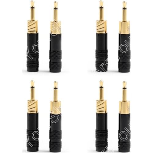 Artudatech 4 Pair 2.5mm Headphone Audio Cable Connector Pin Plug Adapter For Sennheiser HD700 Black Jack Parts