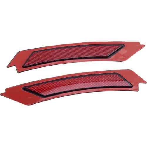 63147205397 Car Front Bumper Red Side Marker Reflector Fit For BMW 3-Series E90 E91 LCI 4D Sedan 2009 2010 2011 63147205398