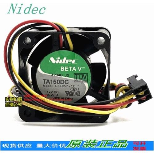 Free shipping nidec c34597-57 12v 0.29a cooling fan 40*40*28mm 4028