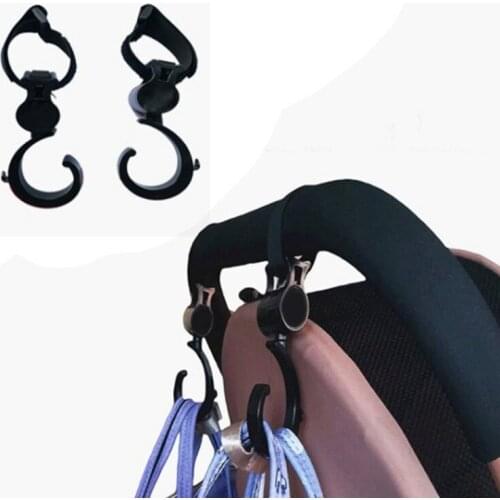 2Pushchair Stroller Hook Baby Hanger Boys Girs Bag Stroller Hooks Pram Rotate Baby Car Seat Accessories Stroller