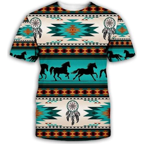 YX GIRL Brand Fashion Men t shirt Bohemia style 3D Printed National Art T Shirts For Men&Women streetwear Casual t-shirt MY-045