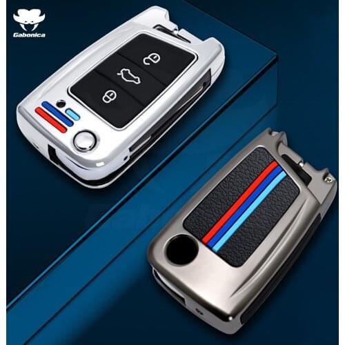 Car Key Case Cover For Volkswagen VW Golf 7 gti mk7 r Touran Skoda Octavia 3 Superb Karoq Kodiaq Seat Leon mk3 Ateca Accessories