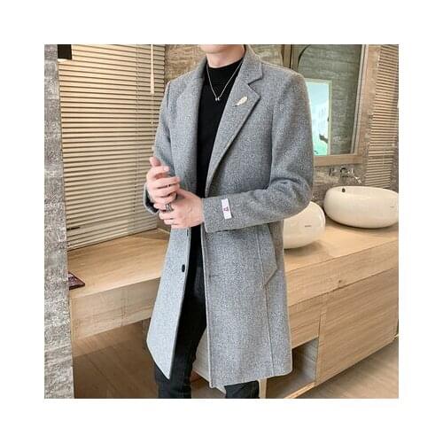 Мужские длинные тренчи KU PAI China At AliExpress