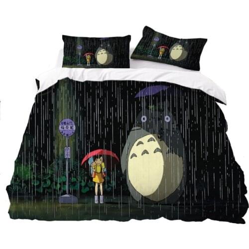 Cute Chinchilla Printed Bedding Set 3d Cartoon Childrens Home Textile King Queen Full Size Home Decoration Bedding Set