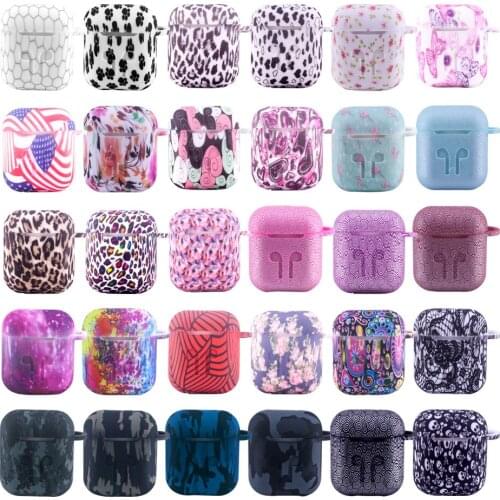 Soft Silicone Case For Airpods For Air Pods Shockproof Earphone Protective Cover protective case Earbuds Bag 60 colors