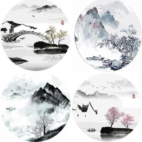 Painting By Numbers DIY Chinese Ink Painting 40x50cm Handmade Gift Paint By Number Canvas Kits Figure Acrylic Paint Decoration