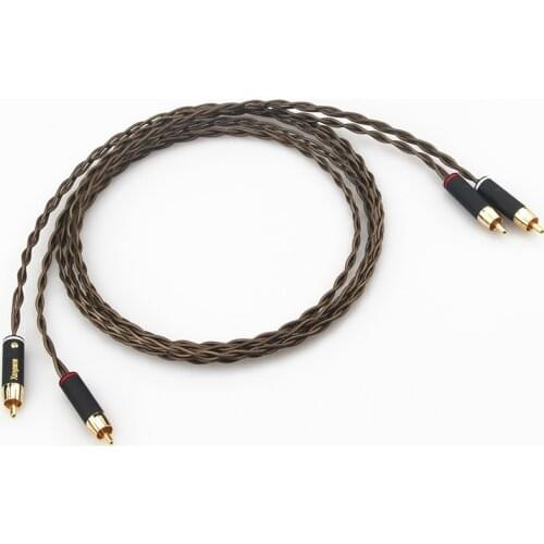 Connection Signal Line RCA Lotus Audio Cable - HiFi Silver-plated RCA Cable