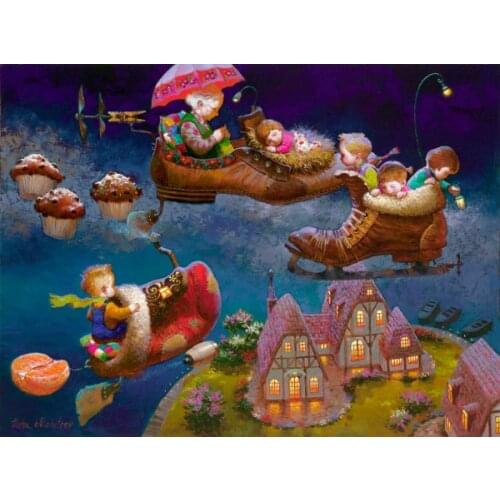 Modern Art Victor Nizovtsev Canvas Prints oil painting Kids Room Christmas Decorations Wall Picture best Christmas gift vk08