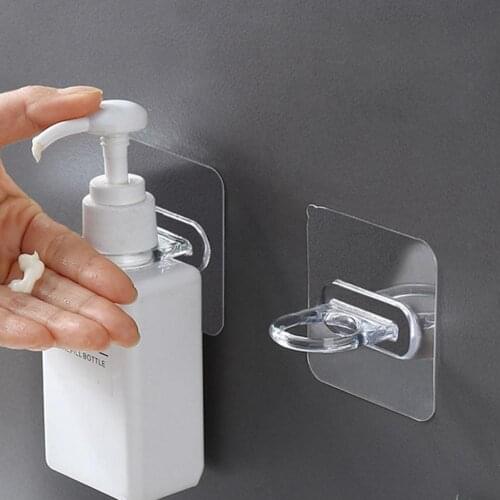Long Lasting 1 Set Convenient Strong Construction Waterproof Home Hook Plastic Holder Hanger Round Catcher for Hotel