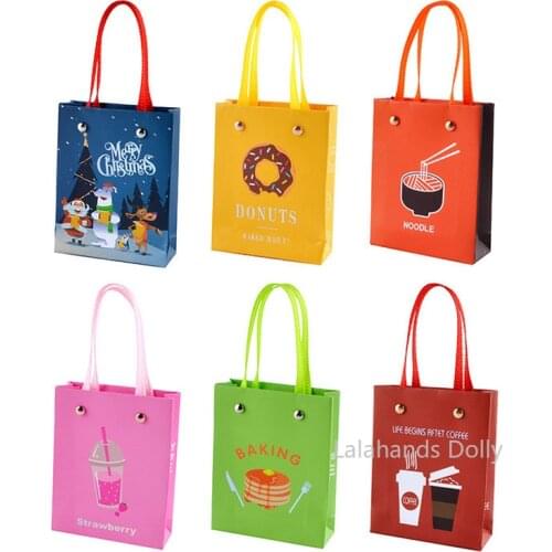 1:6 Dollhouse Simulation Shopping Bag Model Miniature Prop Small Blyth Azone Mini Handbag Accessories