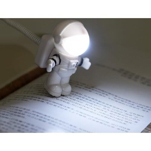 W&G Kawaii Night Light USB Plug-in Astronaut Spaceship Home Bedside Table Lamp Atmosphere Light Creative Mini Light