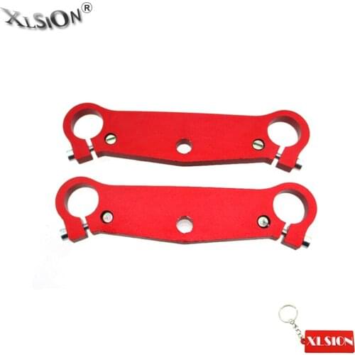 XLSION Motorcycle Triple Tree Clamps Fork Plate Parts For 47cc 49cc 2 Stroke Mini Pocket Bike Cags Mx-3 GP-RSR