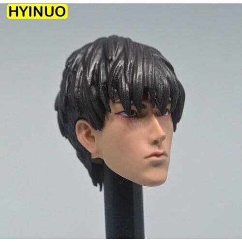 1/6Scale SLAM DUNK Strongest High School Student Shy Rukawa Kaede Rookie Hairstyle Head Sculpt Headplay f 12" HT Action Figure