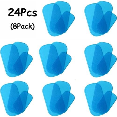 24pcs Hip Trainer Gel Pads Replacement Pad For EMS Buttock Trainer Butt Toner Muscle Stimulator Hydrogel Sticker 1Pack=3pcs