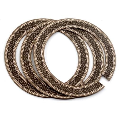 3PCS Guitar Sound hole Inlay WOOD For Classical guitar Guitar Accessories YKQ67