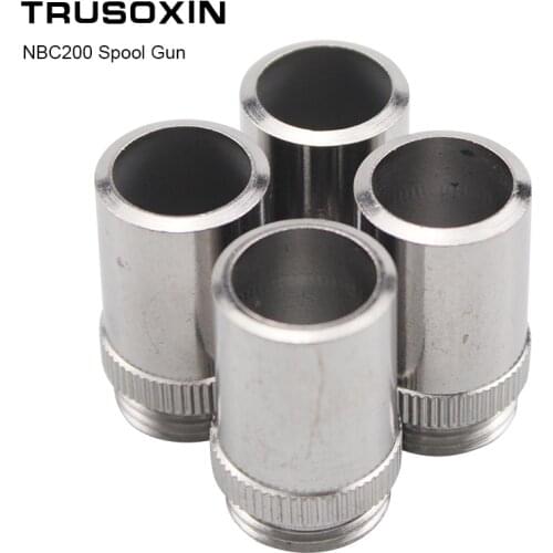 7pcs MIG NBC200 spool gun torch head accessory consumables shield cups for MIG MAG NBC welding machine