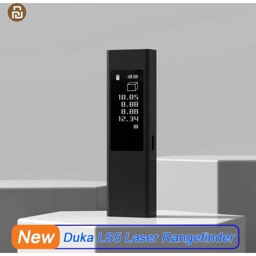 DUKA LS5 New OLED Touch Screen Laser Rangefinder Distance Meter Electronic Digital Ruler Laser Tape High Precision Measurement