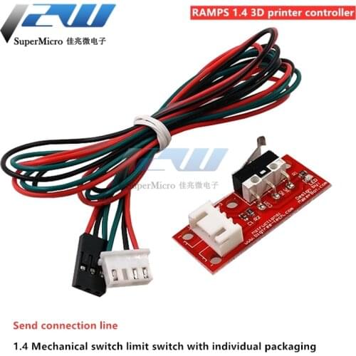 3D Printer Parts Limit Switch CNC End Stop 3D Printer RepRap 1.4 Ramps Mechanical Limit Switches Printing Accessories