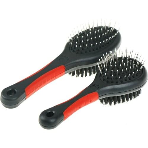 Double Sided Pet Grooming Brush Double-faced Pet Comb Dog Cat Puppy Hair Shedding Too Grooming Rake Comb Brush for Pet
