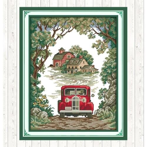 Joy Sunday Chinese Cross Stitch Forest Responders Patterns 11ct 14ct Printed Canvas for Embroidery Kit Diy Needlework Home Decor