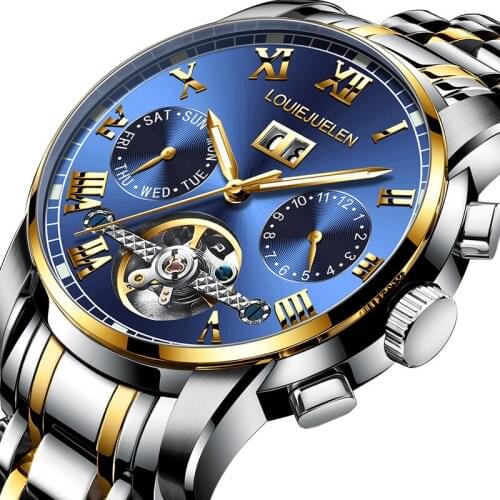 2020 Mens Watch Business Watch Mens Mechanical Wrist Watch Multi-Function Waterproof Direct Fashion Luxury Watches