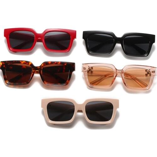 New Arrival Futuristic Logo Sunglasses 2021 Women Men Uv400 Brand Designer Black Leopard Small Squar Sunglasses