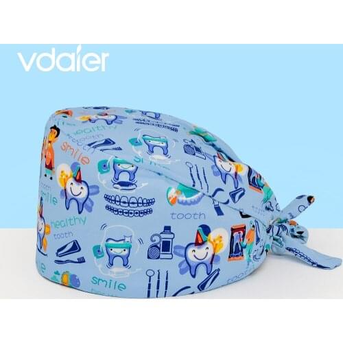 Wholesale Nurse Hats For Women and man Pharmacy Bonnet Caps Lab Pet hospital Doctor Surgicals Cap Working Cap nurse uniform hat