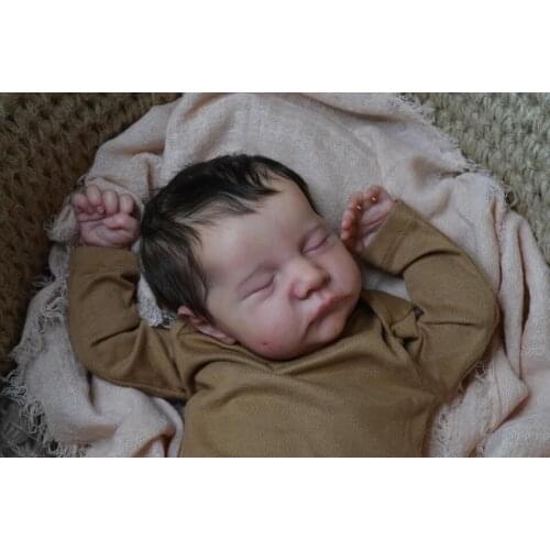 NPK 19inch Lifelike Reborn Levi Two Versions Soft body and Full Body Silicone Soft Touch Flexible High Quality Hand Made doll