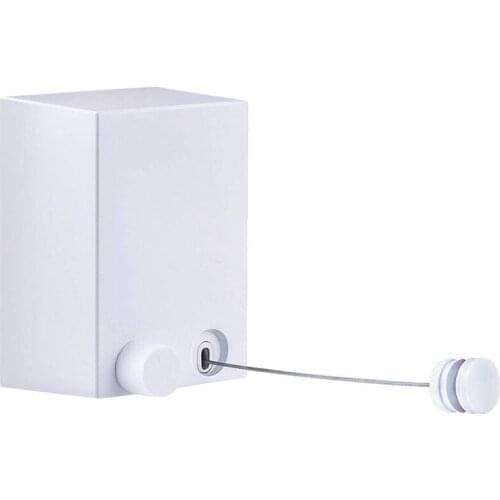 Retractable Clothesline Stainless Steel Strings Drying Space Adjustable Clothing Rope Wall Mounted for Indoor Outdoor