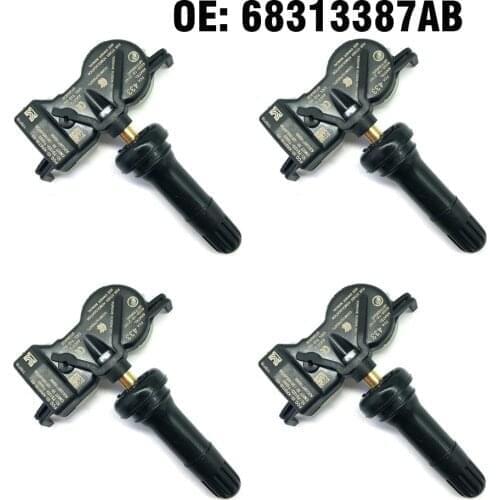 4pcs TPMS Tire Pressure Monitor System 433 MHZ Sensor for Jeep Grand Cherokee for Dodge Durango 2016 2017 2018