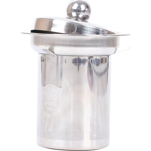 1PC Reusable Stainless Steel Tea Strainer Mesh Infuser Basket Loose Tea Leaf Infusers Herb Filter for Mug Teapot Teaware S/M/L