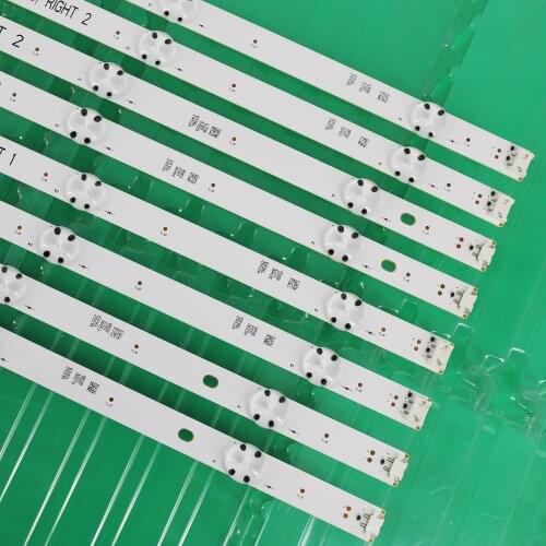 8pcs x LED Backlight Strip for 49" V16 ART3 2452 2453 2551 2552 49UH6500 49UH650V 49UH661V 49UH668V LC490DGG FJ M6 M5 49UH656V