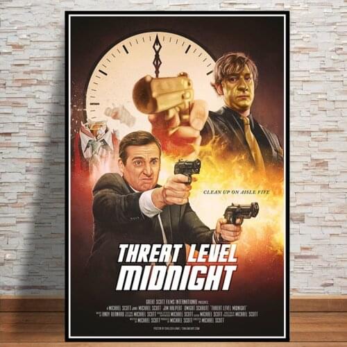 Threat Level Midnight Custom TV Series Show New Season Poster Art Wall Pictures For Living Room Canvas Home Wall Printing Decor