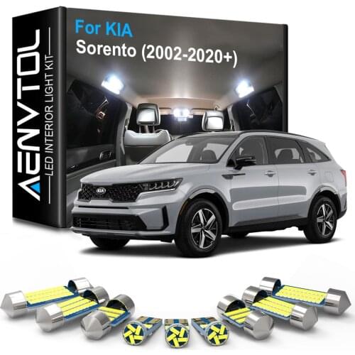 AENVTOL Canbus Indoor Lights LED For KIA Sorento BL XM UM MQ4 2002-2007 2011 2013 2014 2015 2016 2017 2019 2020 2021 Accessories