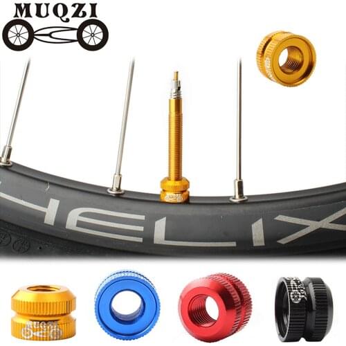 4 Colors Bike Vacuum Tire Law Mouth Nuts Bicycle Tires Tube Valve Caps Inner Valves Nozzle Aluminum Alloy Lock Nut Replacement