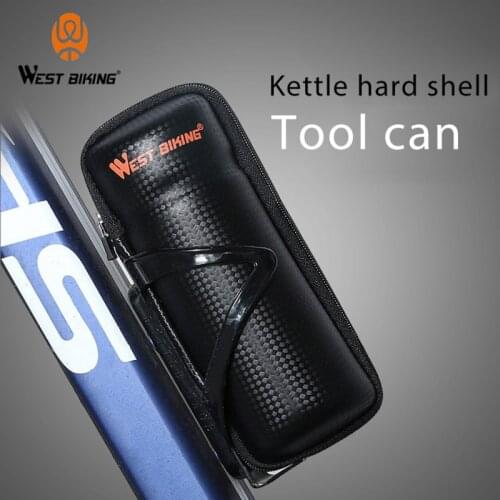 Bicycle Tool Can Hard Shell Kettle Bag Road Bike Repair Maintenance Tool Storage Box Riding Cycling Repair Tools Kettle Bag