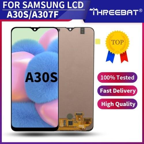 New AMOLED For Samsung galaxy A30s A307F A307FN A307G A307YN LCD Display Touch Screen Digitizer Assembly For Samsung A30S lcd
