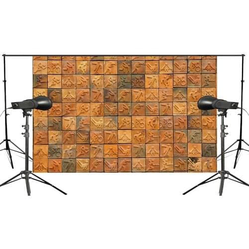 150x220cm Abstract Sports Events Logo Stone Wall Photography Background Stadium Backdrop Theme Studio Props Wall