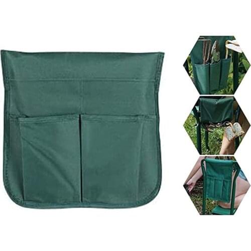 2Pcs Tool Side Bag Pockets Pouch for Garden Bench Garden Kneeler Stools Gardening Tools Storage Pouch Portable Toolkit