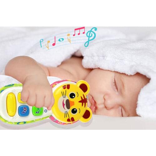 4 Styles Animal Shapes Baby Toys with Music and Light Cell Phone Music Machine Electronic Toys Educational Toys for Kids Gift